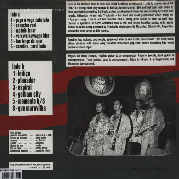 Os Brazoes - Os Brazoes (Reissue) (Back)