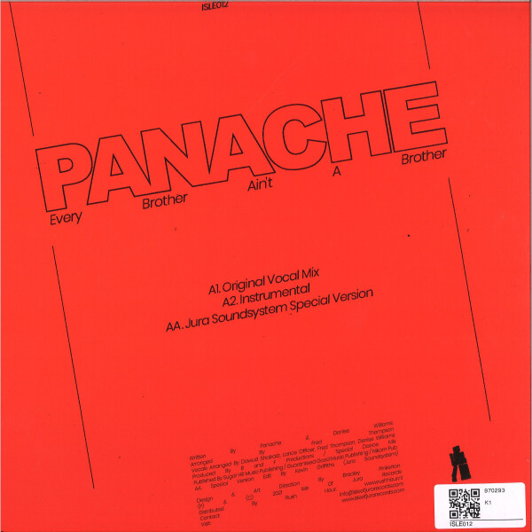 PANACHE - EVERY BROTHER AIN’T A BROTHER (Back)