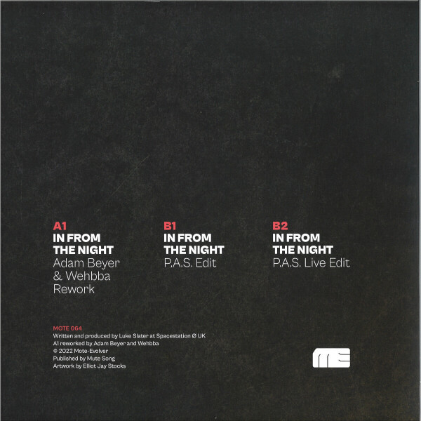 PLANETARY ASSAULT SYSTEMS - IN FROM THE NIGHT (REWORKS & EDITS) (Back)