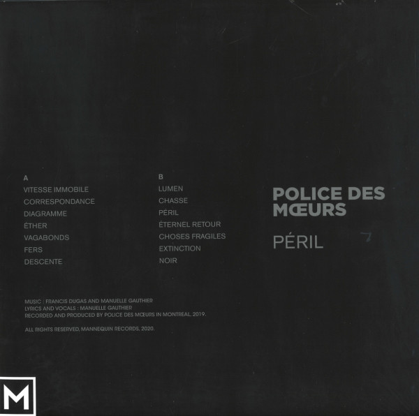 POLICE DES MOEURS - Péril (Back)