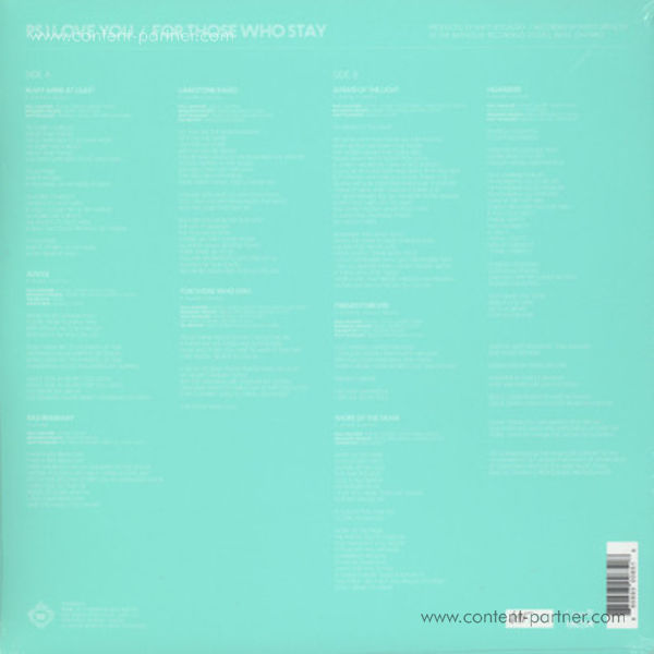 PS I Love You - For Those Whoy Stay (LP+MP3/Coloured) (Back)