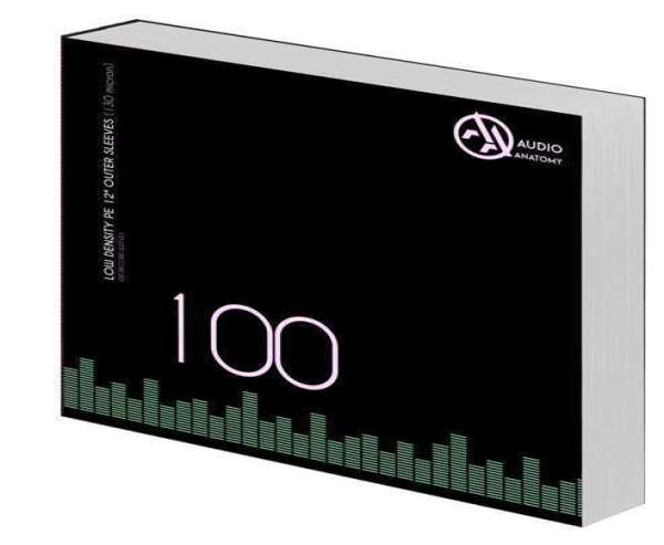 PVC Outer Sleeves - 100 x 12" PE Outer Sleeves (130 Micron)
