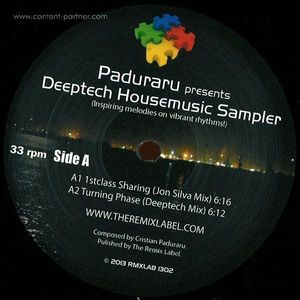 Paduraru presents Deeptech Housemusic - Rhadoo & Jon Silva Remixes (back in)