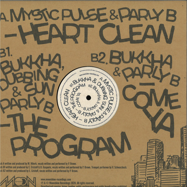 Parly B / Bukkha / Dubbing Sun / Mystic Pulse - Moonshine Recordings meets Parly B downtown (Back)