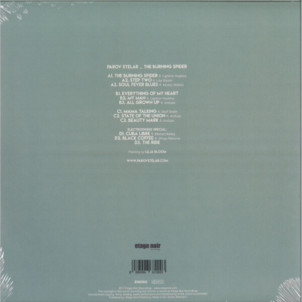Parov Stelar - The Burning Spider (2LP Reissue) (Back)