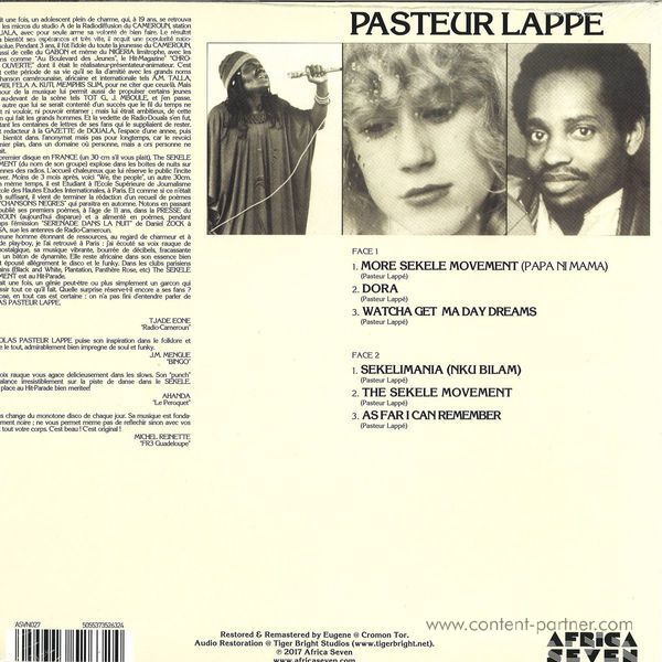 Pasteur Lappe - We, The People (LP Reissue) (Back)