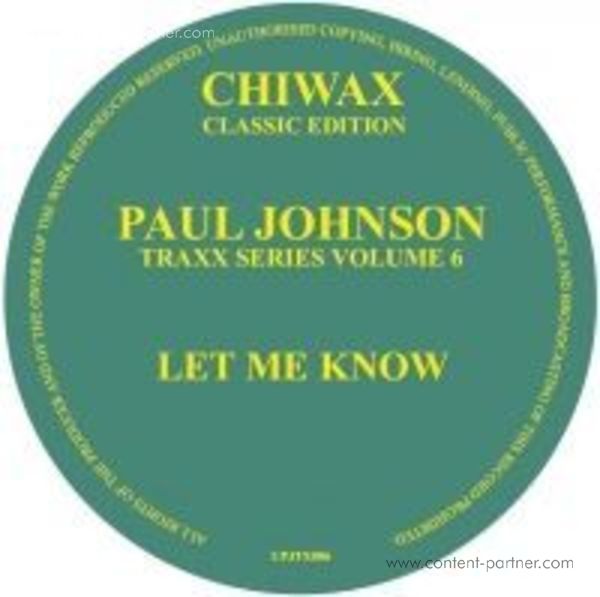 Paul Johnson - Let Me Know