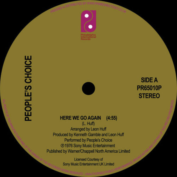 People's Choice - Here We Go Again / Jam, Jam, Jam (Back)