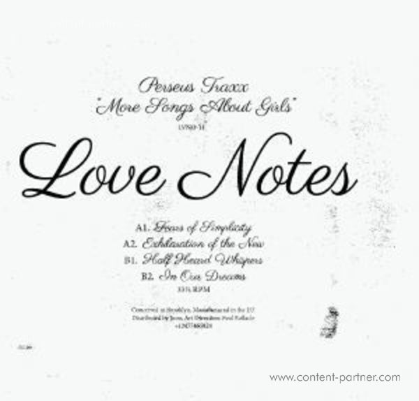 Perseus Traxx - More Songs About Girls (Back)