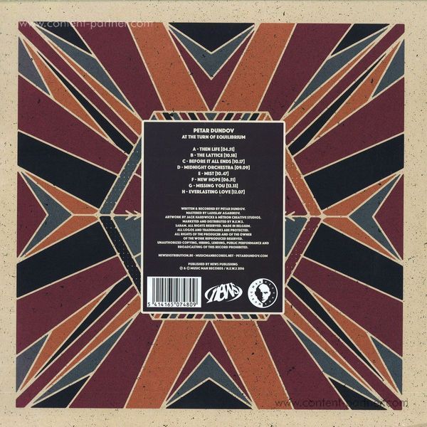 Petar Dundov - At The Turn Of Equilibrium (Back)
