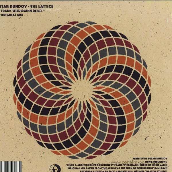 Petar Dundov - The Lattice (incl. Frank Wiedemann Rmx) (Back)