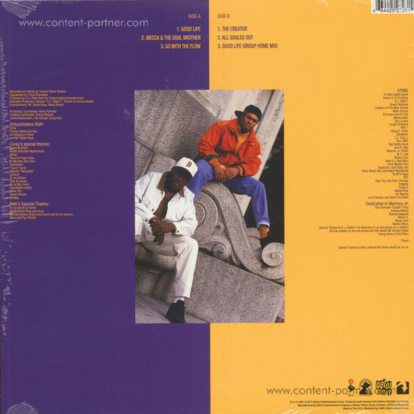 Pete Rock & CL Smooth - All Souled Out (LP) (Back)