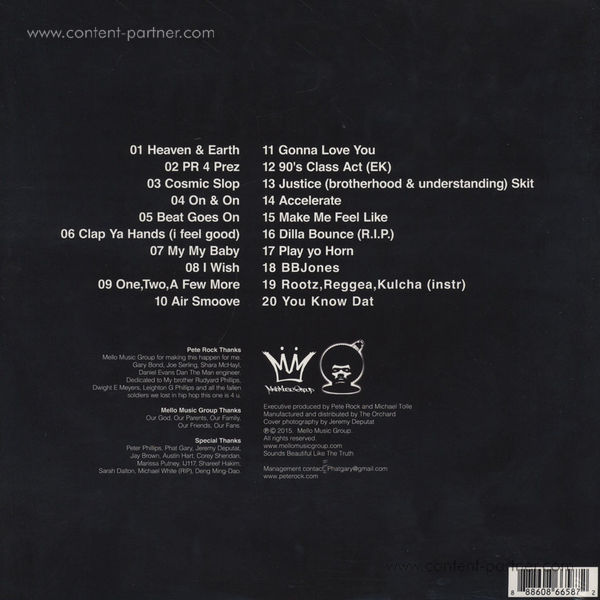 Pete Rock - Petestrumentals 2 (2LP) (Back)