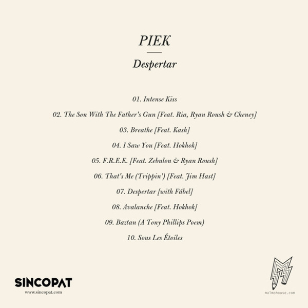 Piek - Despertar (CD) (Back)
