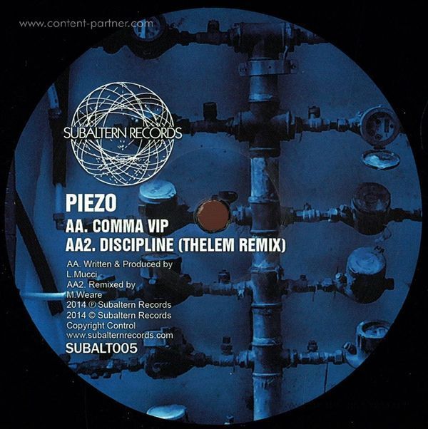 Piezo - Discipline Ep (Back)