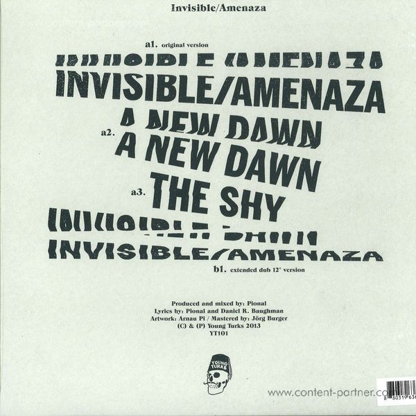 Pional - Invisible / Amenaza (Back)