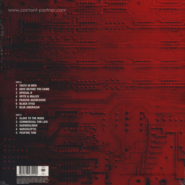 Placebo - Black Market Music (Black LP) (Back)