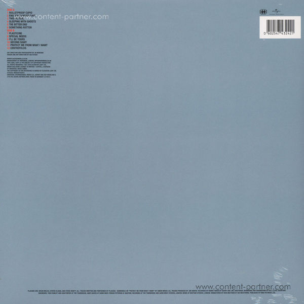 Placebo - Sleeping with Ghosts (Black Vinyl) (Back)