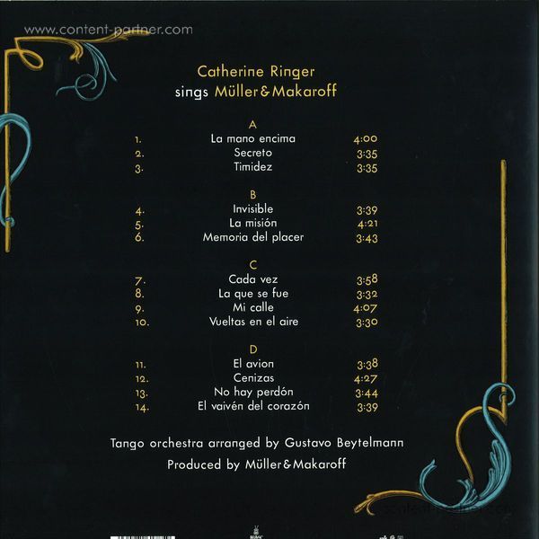 Plaza Francia - A New Tango Song Book (2lp + Cd) (Back)