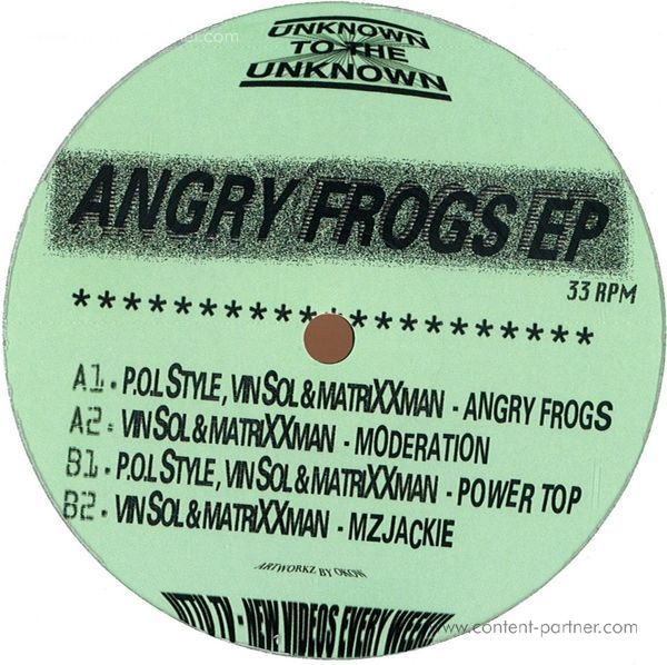 Pol Style, Vin Sol & Matrixxman - The Angry Frogz Ep (Back)