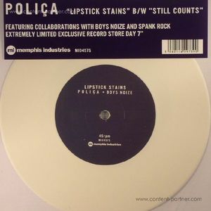 Polica - Lipstick Stains/Still Counts (Ltd White Vinyl)
