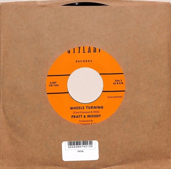 Pratt & Moody (feat. Cold Diamond & Mink) - Wheels Tunring (7") (Back)