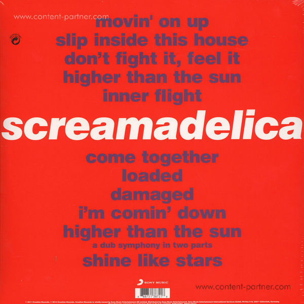 Primal Scream - Screamadelica (180g 2LP) (Back)