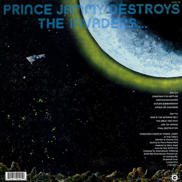 Prince Jammy - Destroys The Invaders (Back)