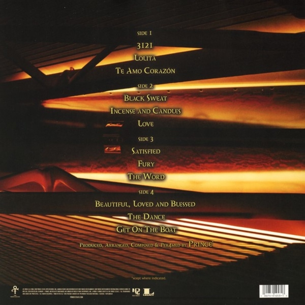Prince - 3121 (Ltd. Purple 2LP) (Back)