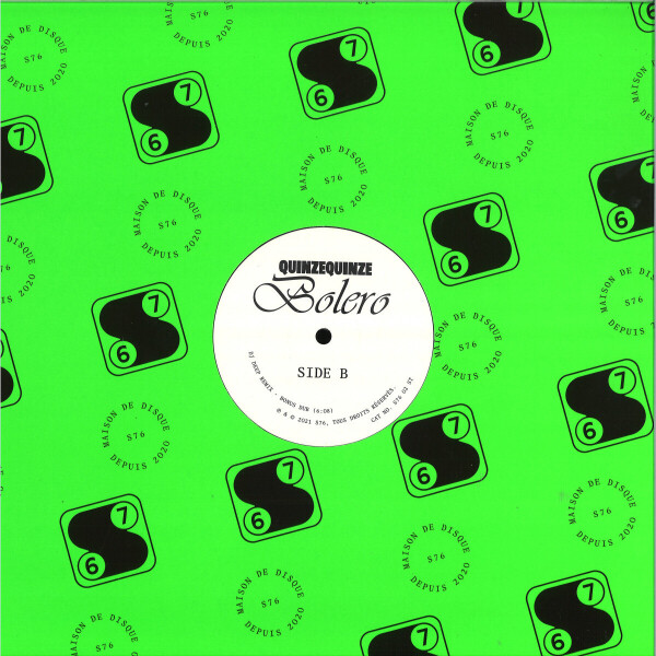 QUINZEQUINZE - BOLERO (DJ DEEP REMIX) (Back)