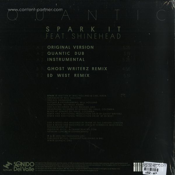 Quantic - Spark It (feat. Shinehead) (Back)