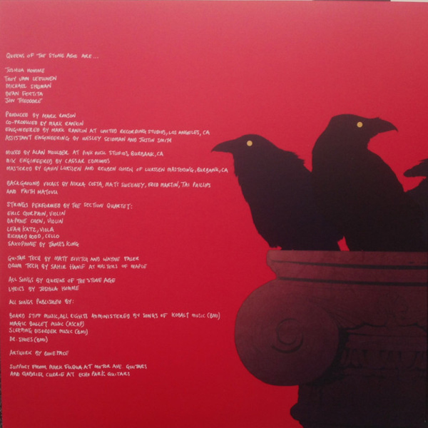 Queens Of The Stone Age - Villains (Ltd. Deluxe Edition incl. Artwork Cards) (Back)