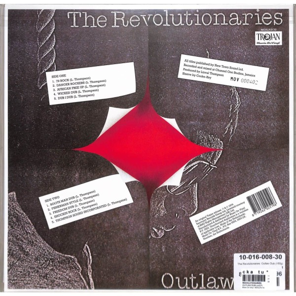 REVOLUTIONARIES - OUTLAW DUB (Back)