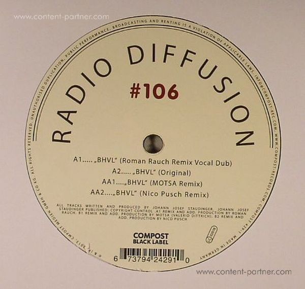 Radio Diffusion - Compost Black Label 106 (Back)