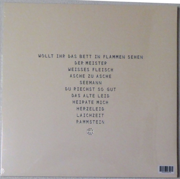Rammstein - Herzeleid (Ltd. XXV Anniv. Eidtion 2LP) (Back)