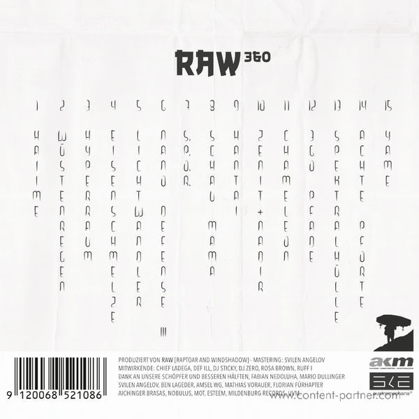 Raptoar & Windshadow (RAW) - 360 (Back)