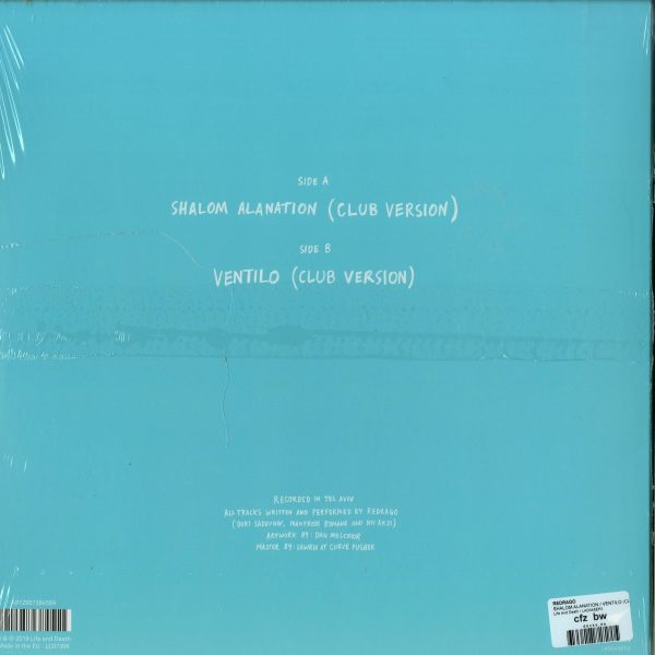 Redrago - Shalom Alanation / Ventilo (club Version) (Back)