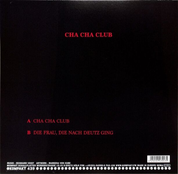 Reinhard Voigt - Cha Cha Club (Back)