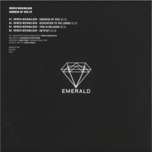 Remco Beekwilder - Goddess Of Vice EP (Back)