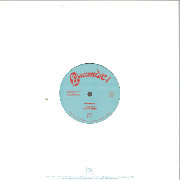 Remy Martin - I Want You (feat NAD Remix) (140 gram vinyl 12") (Back)