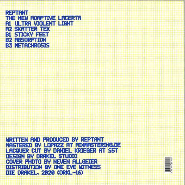Reptant - The New Adaptive Lacerta (Back)