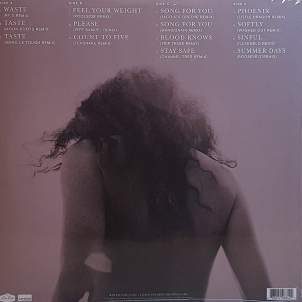 Rhye - Blood Remixed (2LP) (Back)