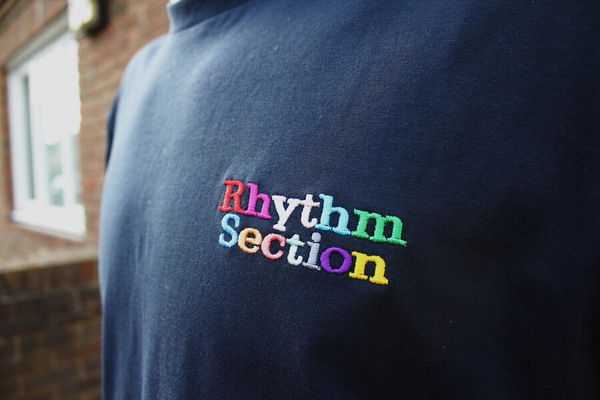 Rhythm Section Rainbow T-Shirt - Navy M