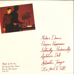 Richard Lamb - Automatic Tango (Back)