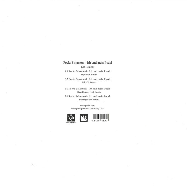 Rocko Schamoni - Ich und mein Pudel - Die Remixe (Back)