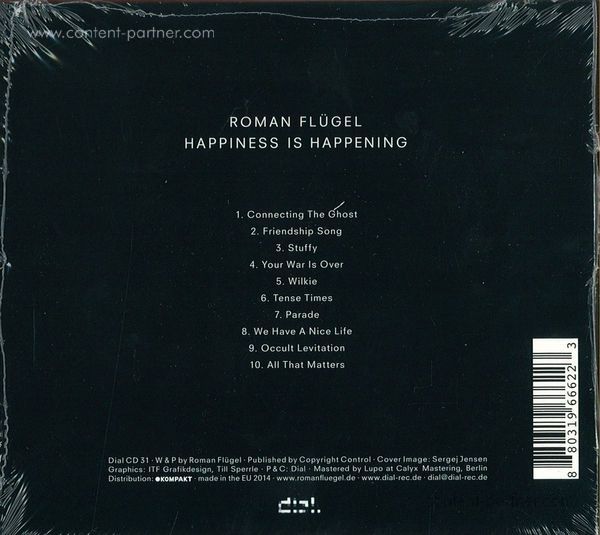 Roman Flügel - Happiness is happening (Back)