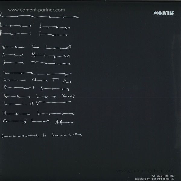 Romare - Love Songs: Part Two (2LP+MP3) (Back)
