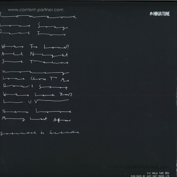 Romare - Love Songs: Part Two (LTD Coloured 2LP+MP3) (Back)