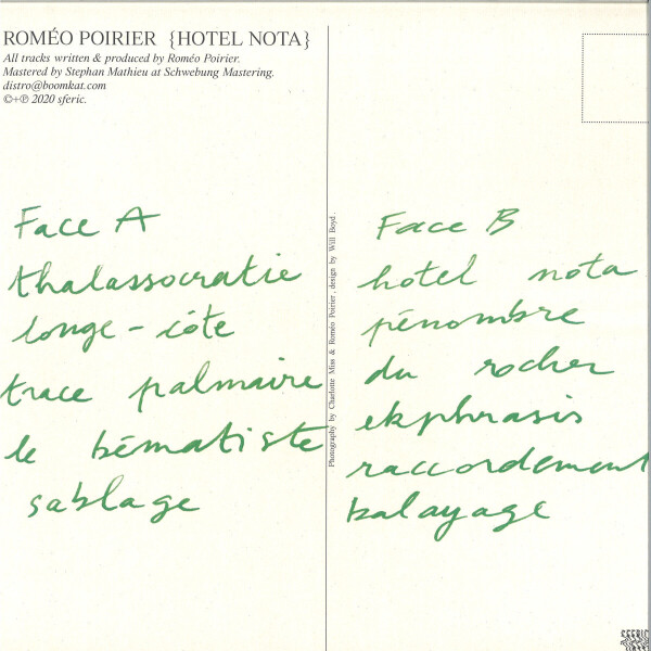 Roméo Poirier - Hotel Nota (Back)