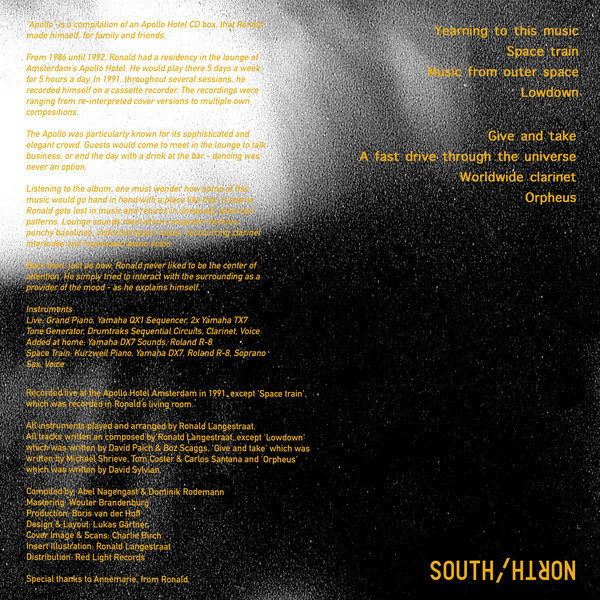 Ronald Langestraat - Apollo (Vinyl LP) (Back)